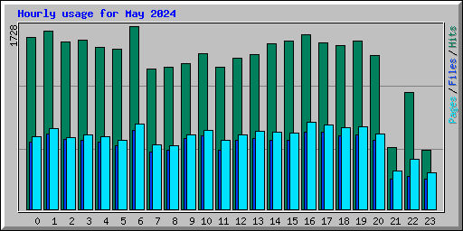 Hourly usage for May 2024